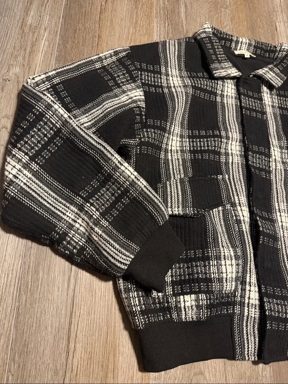 La Miel Black and Cream Jacket